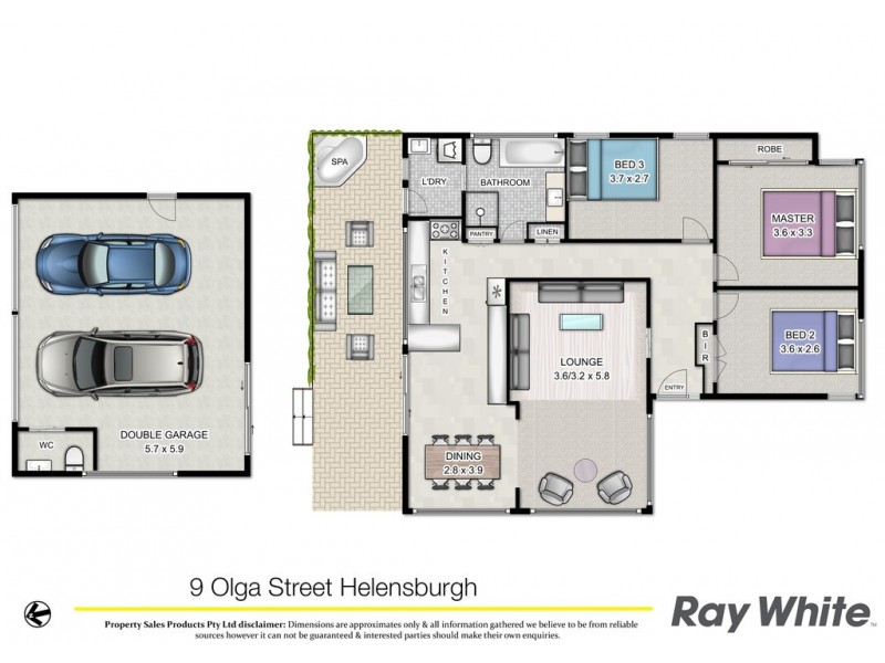 9 Olga Street, Helensburgh NSW 2508 Floorplan