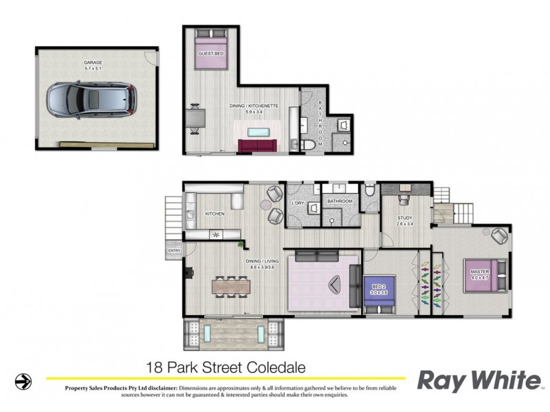 18 Park Street, Coledale NSW 2515 Floorplan