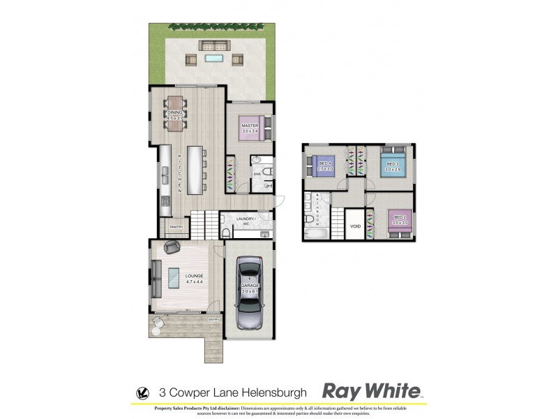 3 Cowper Lane, Helensburgh NSW 2508 Floorplan
