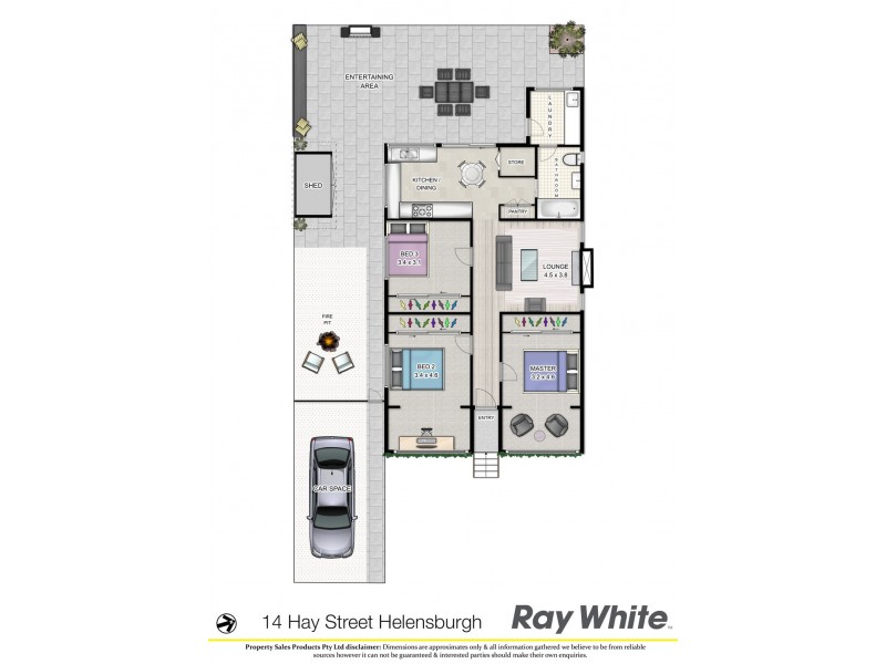 14 Hay Street, Helensburgh NSW 2508 Floorplan