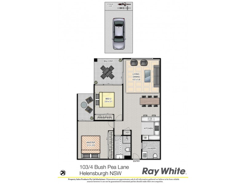 103/4 Bush Pea Lane, Helensburgh NSW 2508 Floorplan
