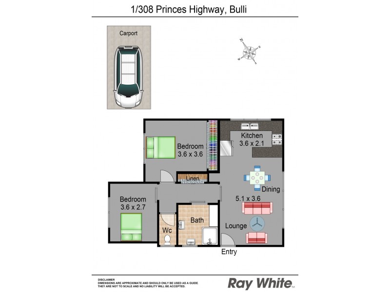 1/308 Princes Hwy, Bulli NSW 2516