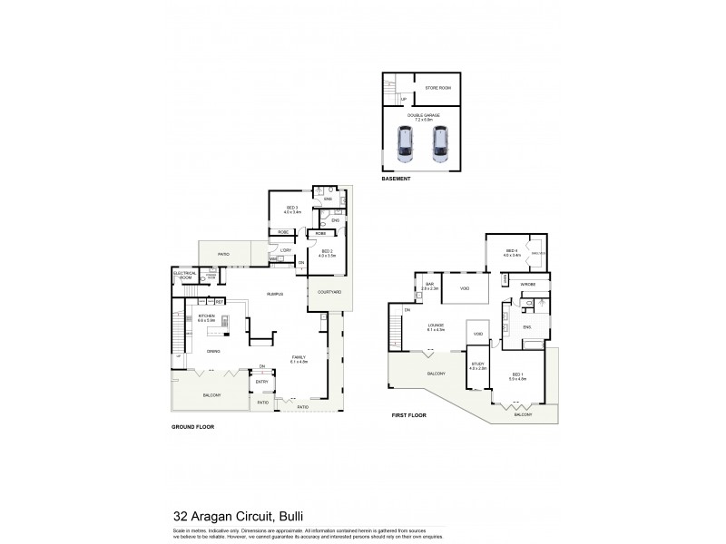 32 Aragan Circuit, Bulli NSW 2516 Floorplan