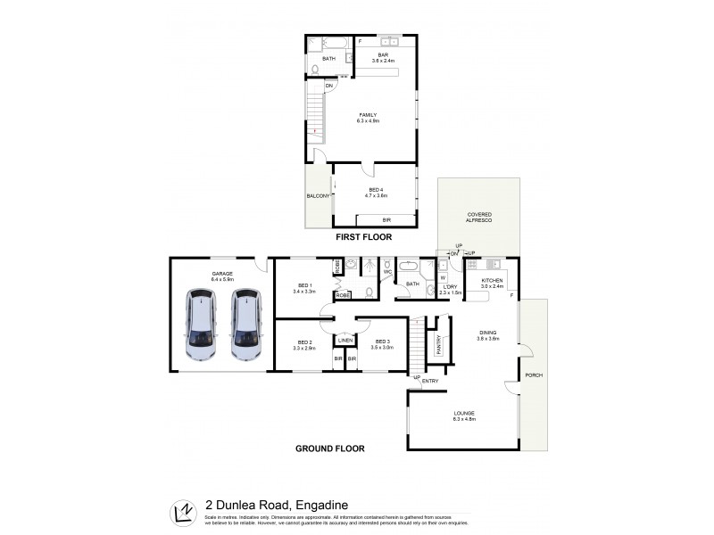 2 Dunlea Road, Engadine NSW 2233 Floorplan