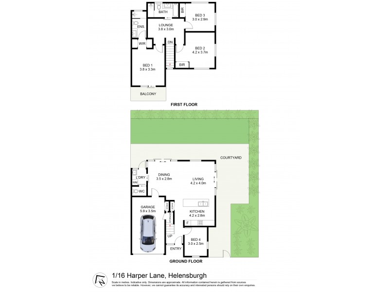 1/16 Harper Lane, Helensburgh NSW 2508 Floorplan