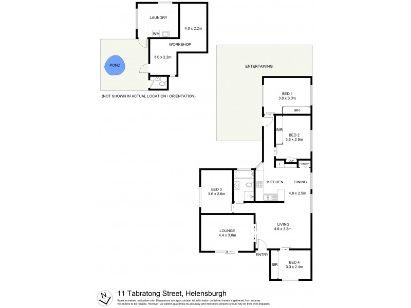 11 Tabratong Road, Helensburgh NSW 2508 Floorplan