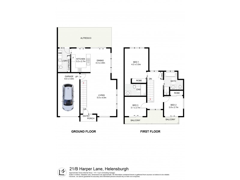21B Harper Lane, Helensburgh NSW 2508 Floorplan