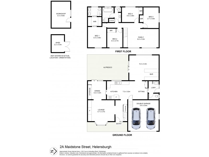 2A Maidstone Street, Helensburgh NSW 2508 Floorplan