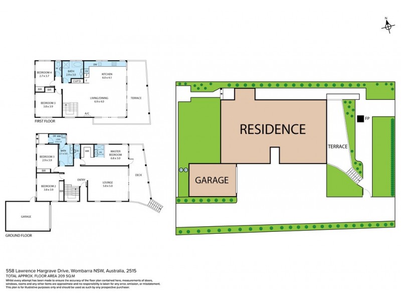 558 Lawrence Hargrave Drive, Wombarra NSW 2515 Floorplan