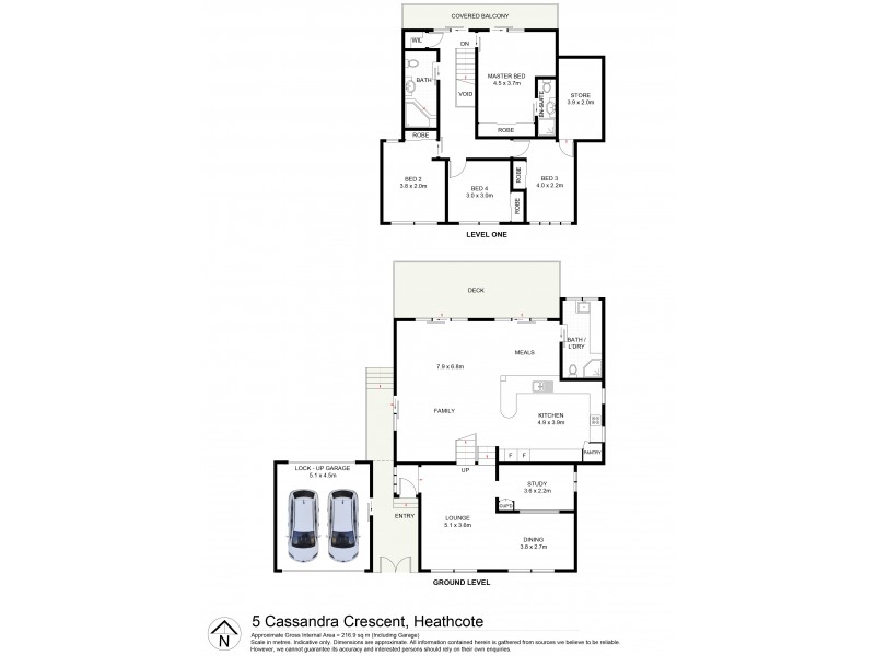 5 Cassandra Crescent, Heathcote NSW 2233 Floorplan