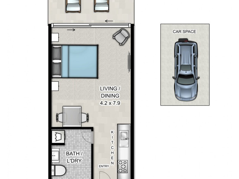 107-1 Yuruga Street, Austinmer NSW 2515 Floorplan