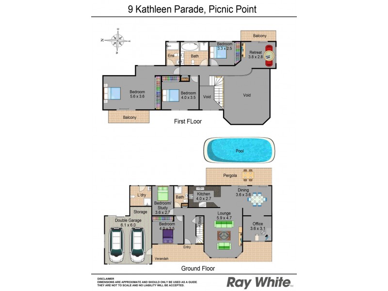9 Kathleen Parade, Picnic Point NSW 2213 Floorplan