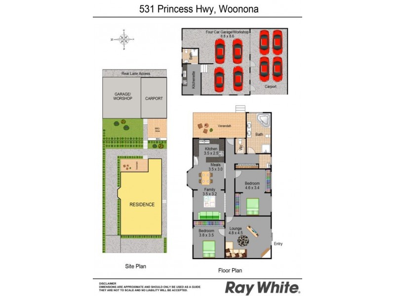 531 Princes Highway, Woonona NSW 2517 Floorplan