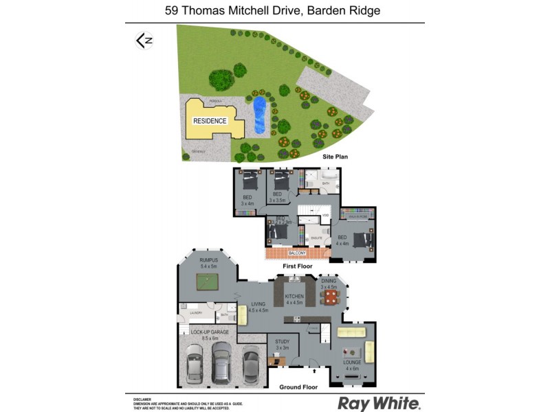 59 Thomas Mitchell Drive, Barden Ridge NSW 2234 Floorplan