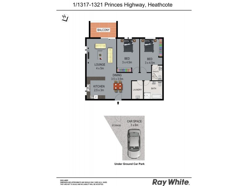 1/1317-1321 Princes Highway, Heathcote NSW 2233 Floorplan