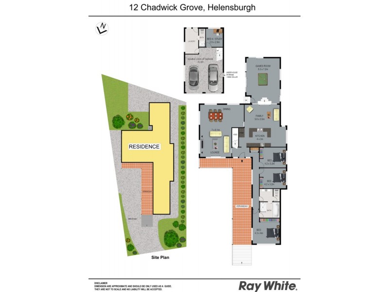 12 Chadwick Grove, Helensburgh NSW 2508 Floorplan