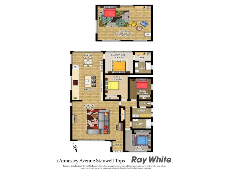 1 Annesley Avenue, Stanwell Tops NSW 2508 Floorplan