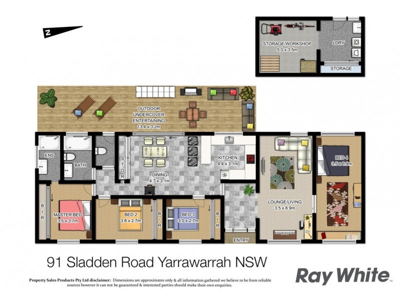 91 Sladden Road, Yarrawarrah NSW 2233 Floorplan