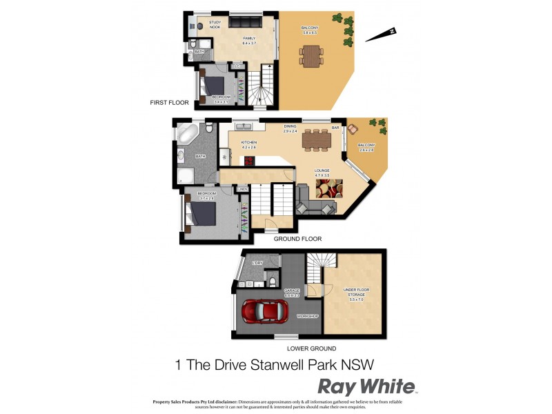 1 The Drive, Stanwell Park NSW 2508 Floorplan