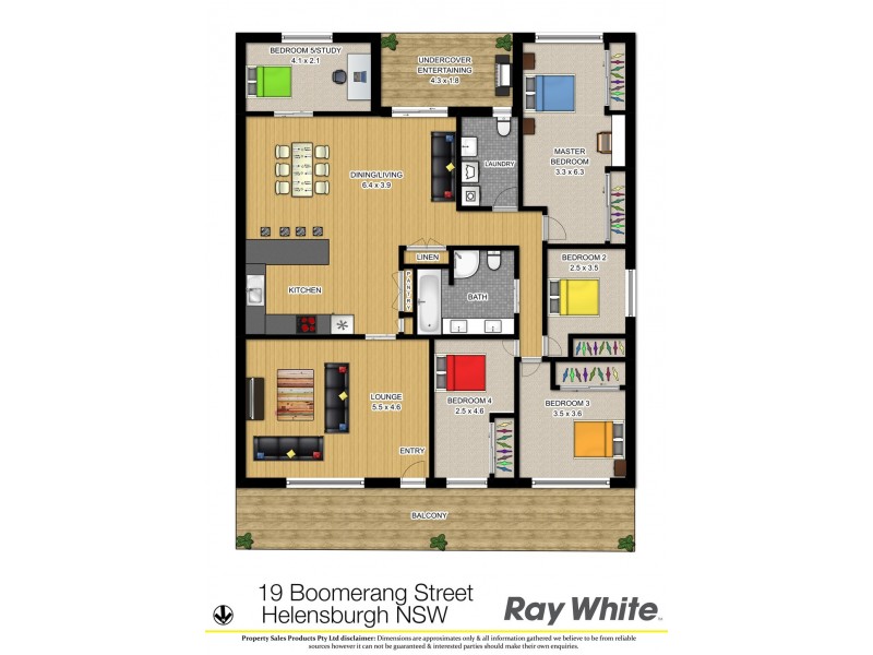 19 Boomerang Street, Helensburgh NSW 2508 Floorplan