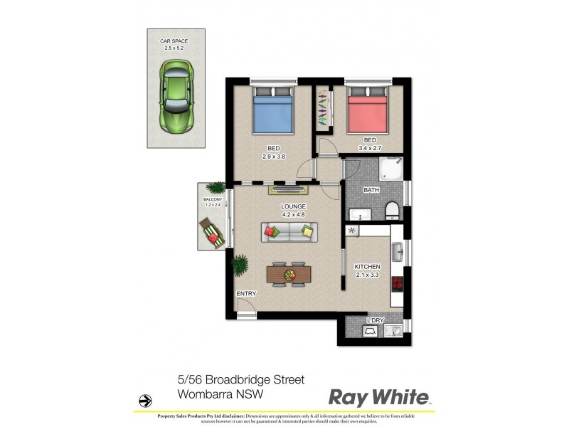 5/56 Broadridge Street, Wombarra NSW 2515 Floorplan