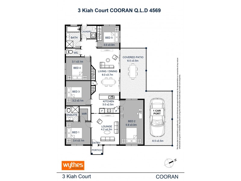 3 Kiah Court, Cooran QLD 4569 Floorplan