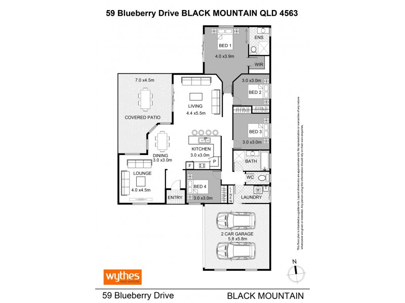 59 Blueberry Drive, Black Mountain QLD 4563 Floorplan