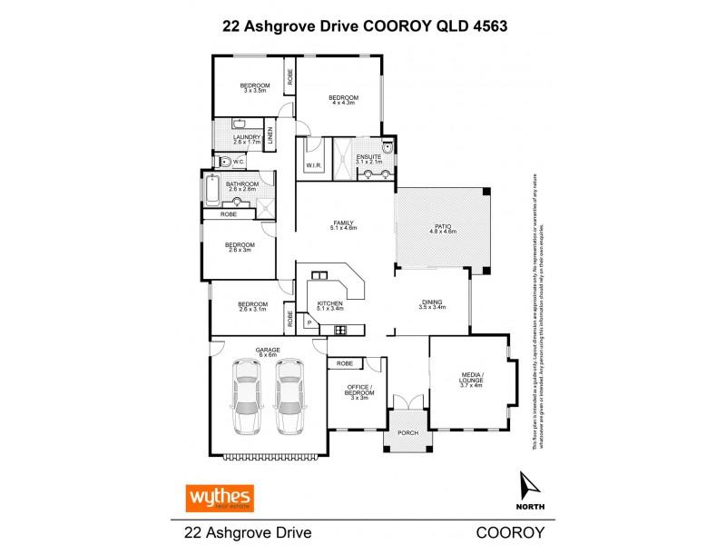 22 Ashgrove Drive, Cooroy QLD 4563 Floorplan