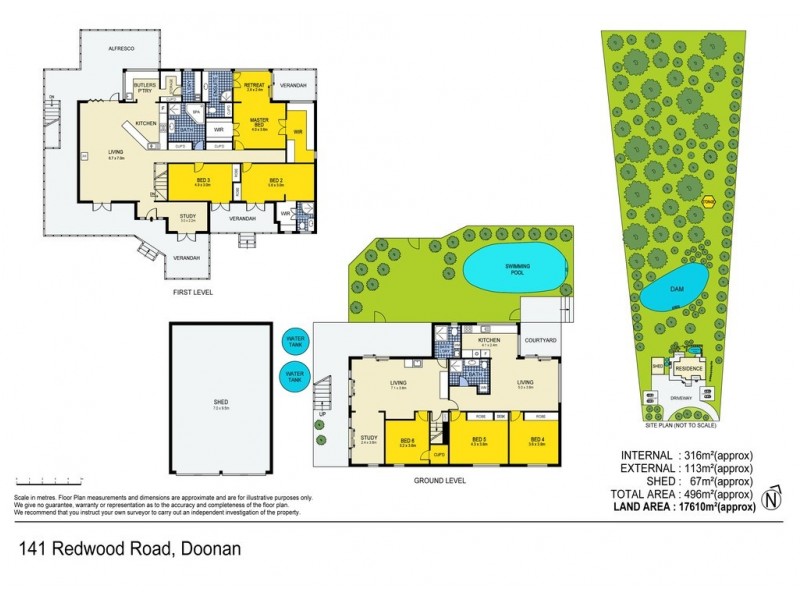 141 Redwood Road, Doonan QLD 4562 Floorplan