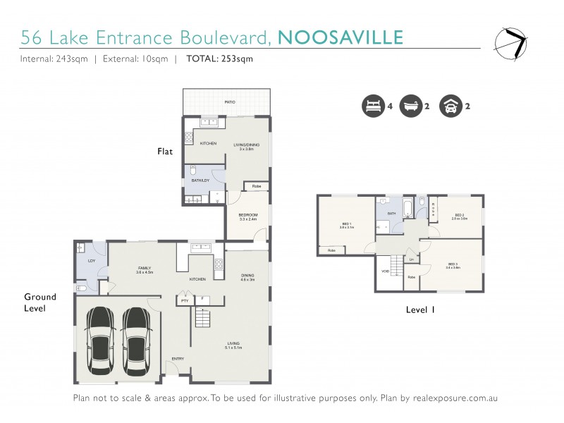 56 Lake Entrance Blvd, Noosaville QLD 4566 Floorplan