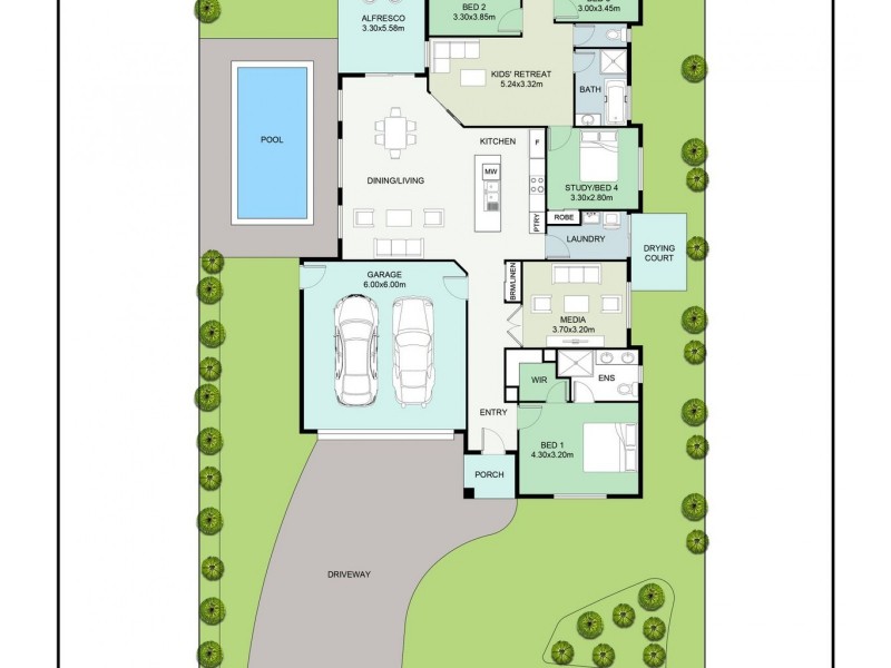 4 Wheeldon Court, Cooroy QLD 4563 Floorplan