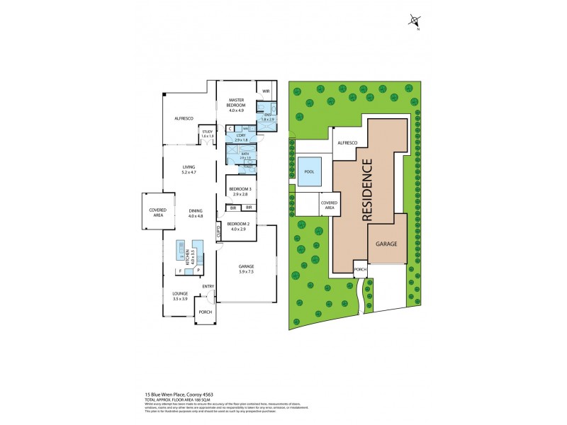 15 Blue Wren Place, Cooroy QLD 4563 Floorplan