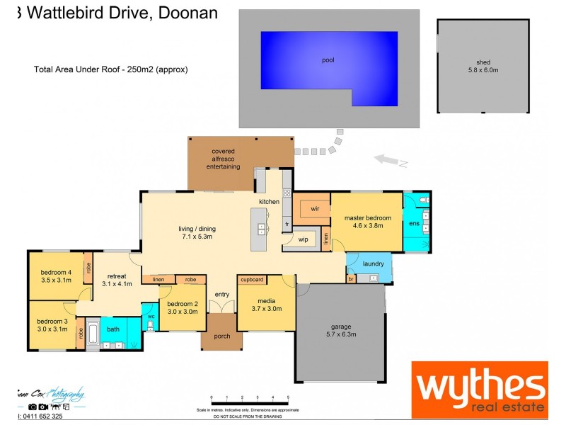 3 Wattlebird Drive, Doonan QLD 4562 Floorplan