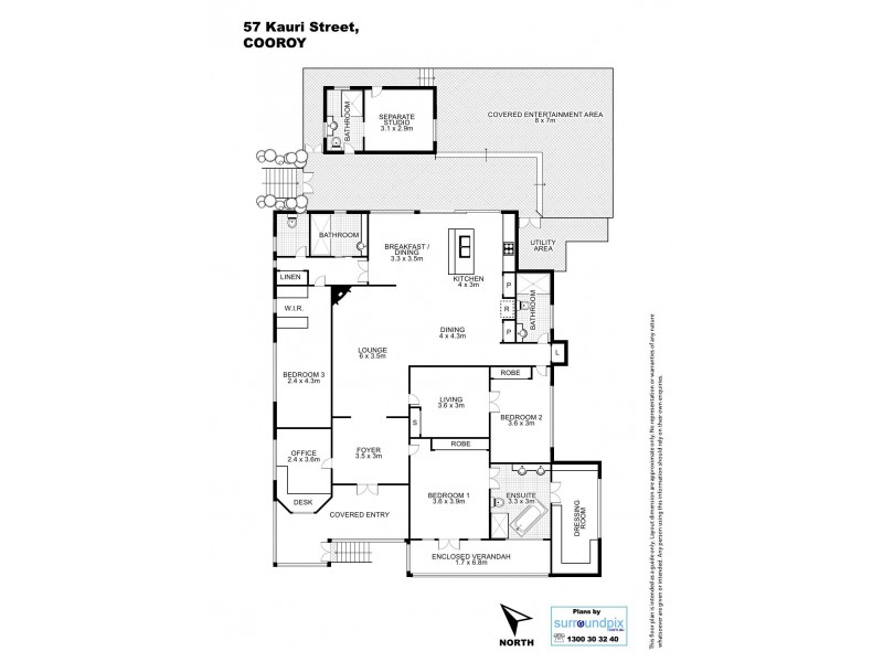 57 Kauri Street, Cooroy QLD 4563 Floorplan