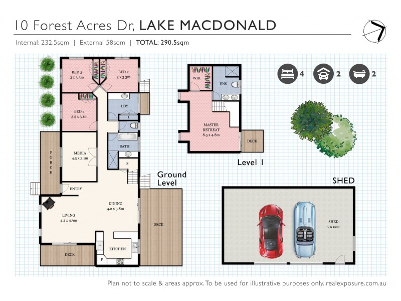 10 Forest Acres Drive, Lake Macdonald QLD 4563 Floorplan