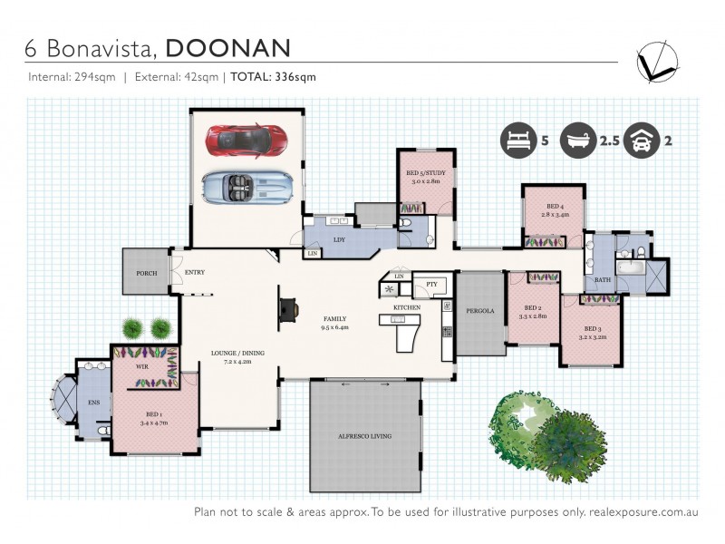 6 Bonavista Crescent, Doonan QLD 4562 Floorplan