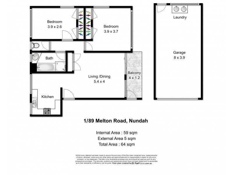 1/89 Melton Road, Nundah QLD 4012 Floorplan