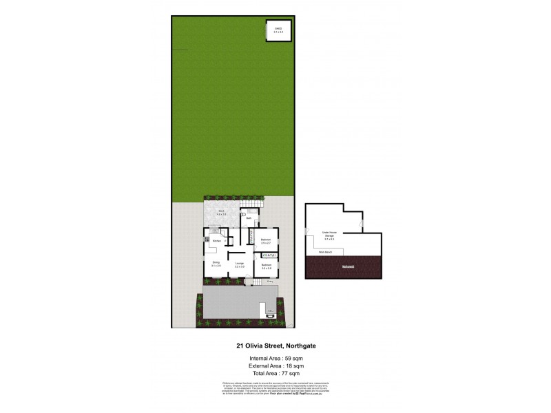 21 Olivia Street, Northgate QLD 4013 Floorplan