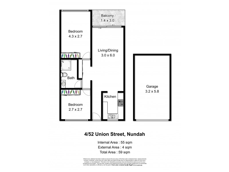 4/52 Union Street, Nundah QLD 4012 Floorplan