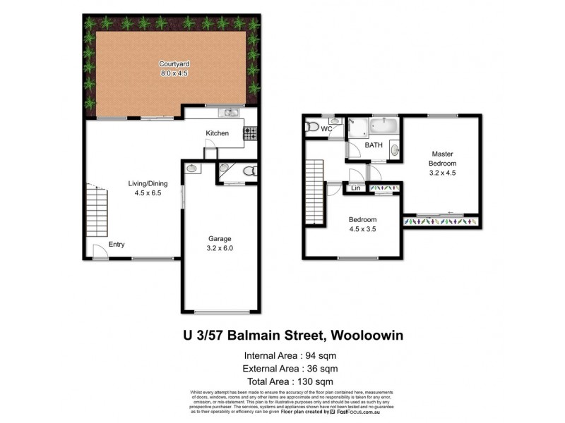 3/57 Balmain Street, Wooloowin QLD 4030 Floorplan