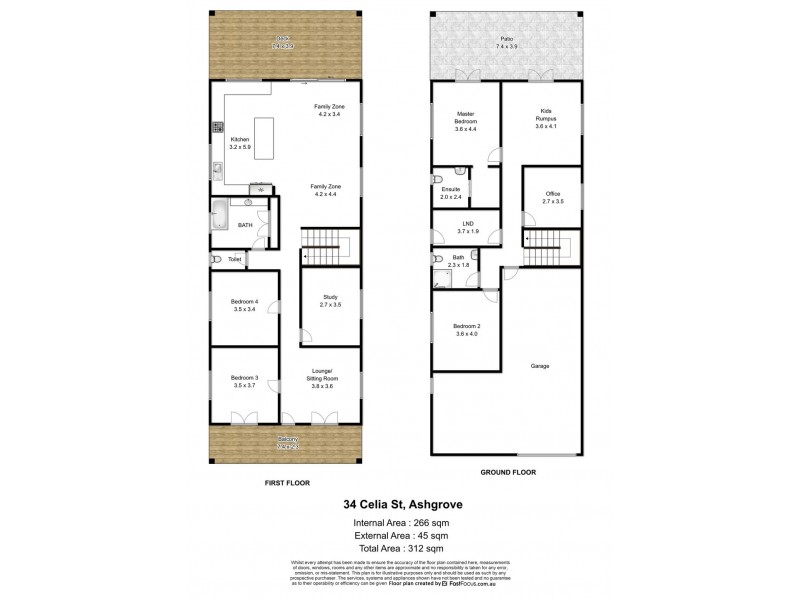 34 Celia Street, Ashgrove QLD 4060 Floorplan