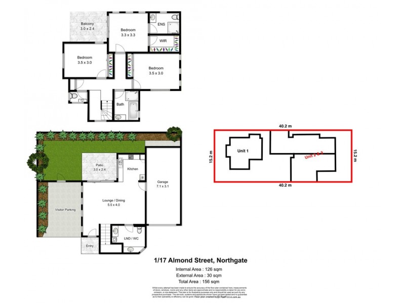 1/17 Almond Street, Northgate QLD 4013 Floorplan