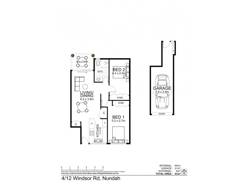 4/12 Windsor Street, Nundah QLD 4012 Floorplan
