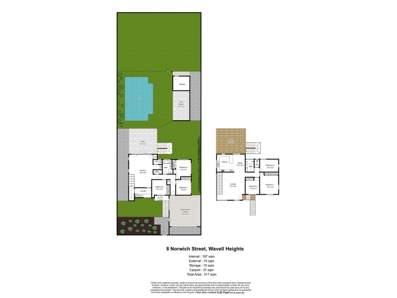 8 Norwich Street, Wavell Heights QLD 4012 Floorplan