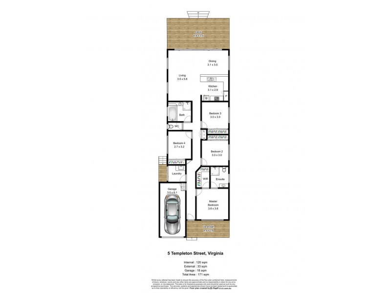 5 Templeton Street, Virginia QLD 4014 Floorplan