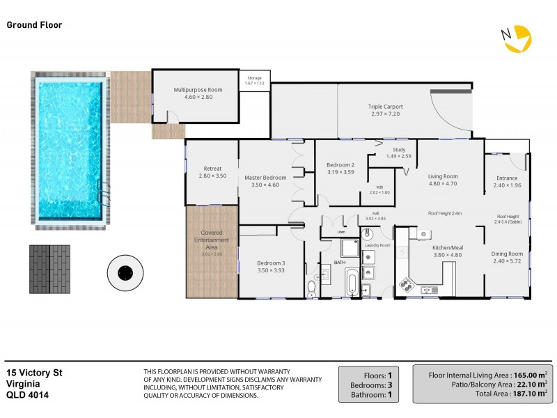 15 Victory Street, Virginia QLD 4014 Floorplan