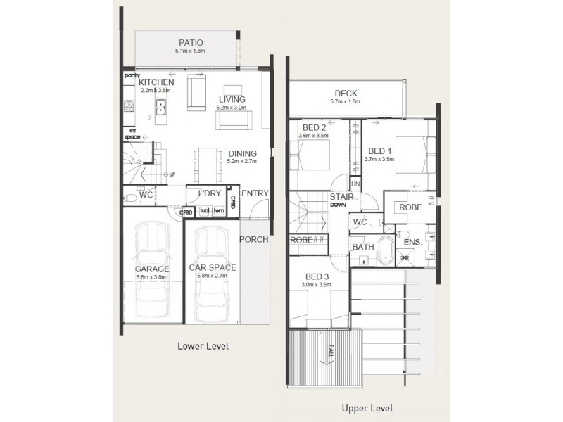 85/34 O’Doherty Circuit, Nudgee QLD 4014 Floorplan