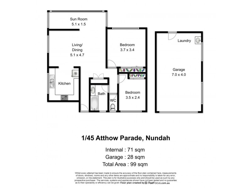 1/45 Atthow Parade, Nundah QLD 4012 Floorplan