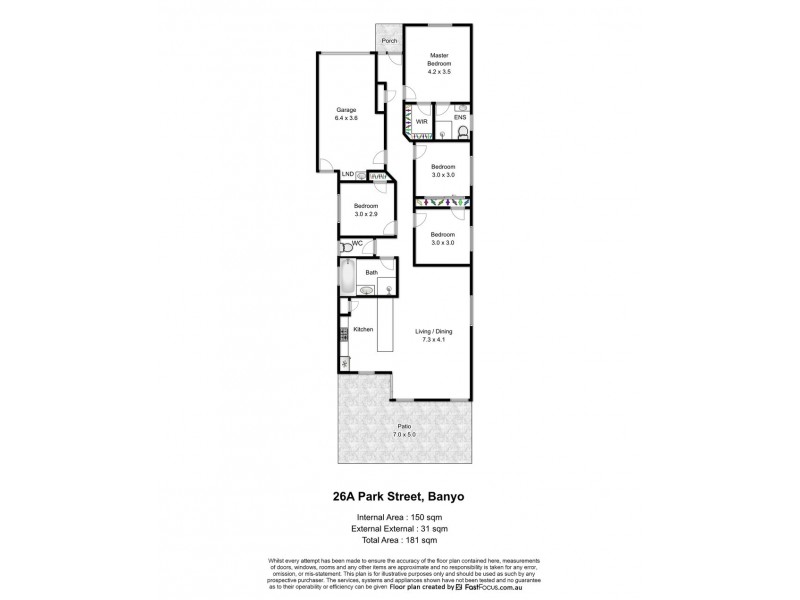 26a Park Street, Banyo QLD 4014 Floorplan