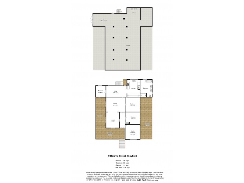 9 BOURNE STREET, Clayfield QLD 4011 Floorplan